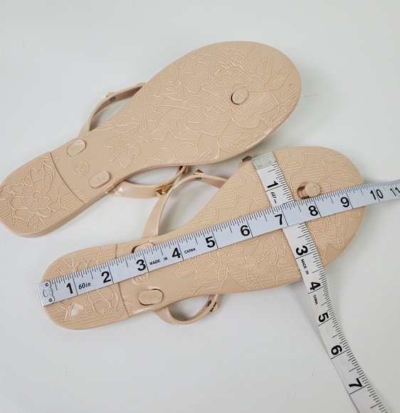 Studded Bow Rubber Flip Flops - Picture 6 of 13